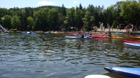 Descente du lac