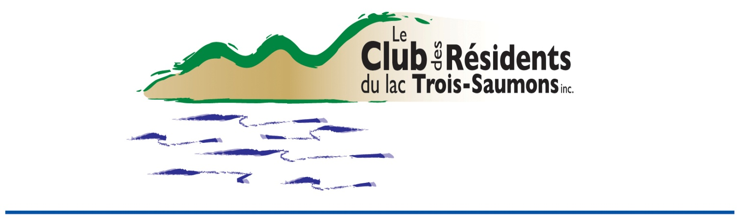 Club des Résidents du Lac Trois-Saumons