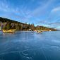 Avions sur le lac glacé (F. Diguer)